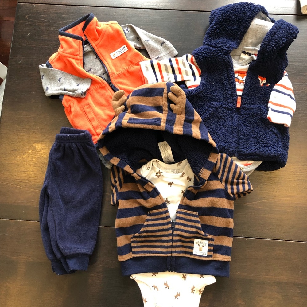 7 pieces winter boy
